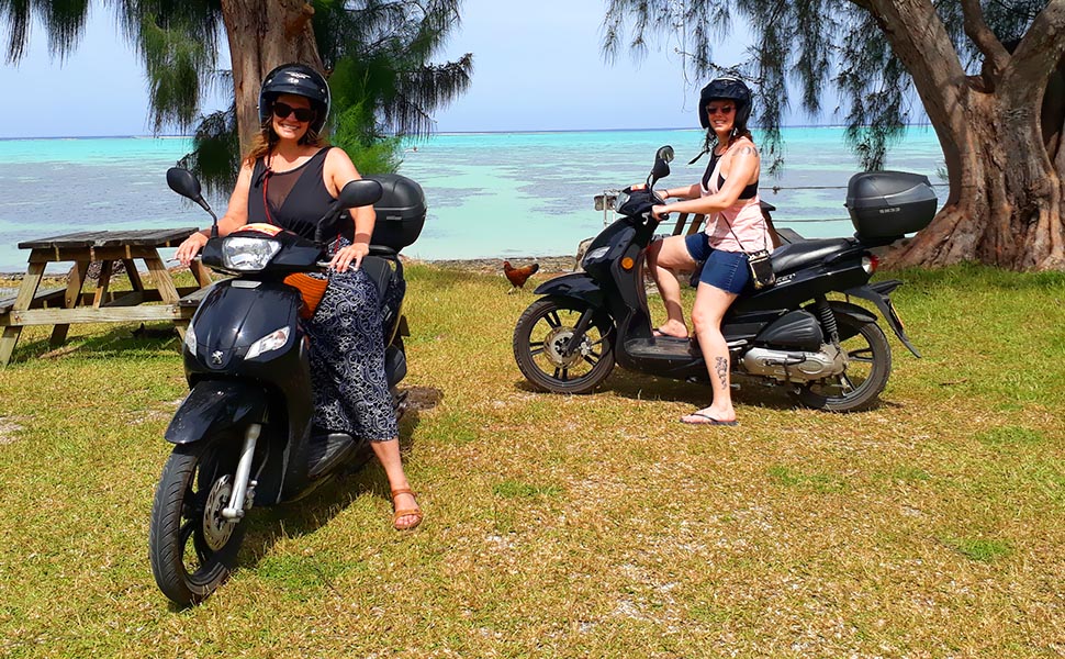Location scooter 125cc Moorea