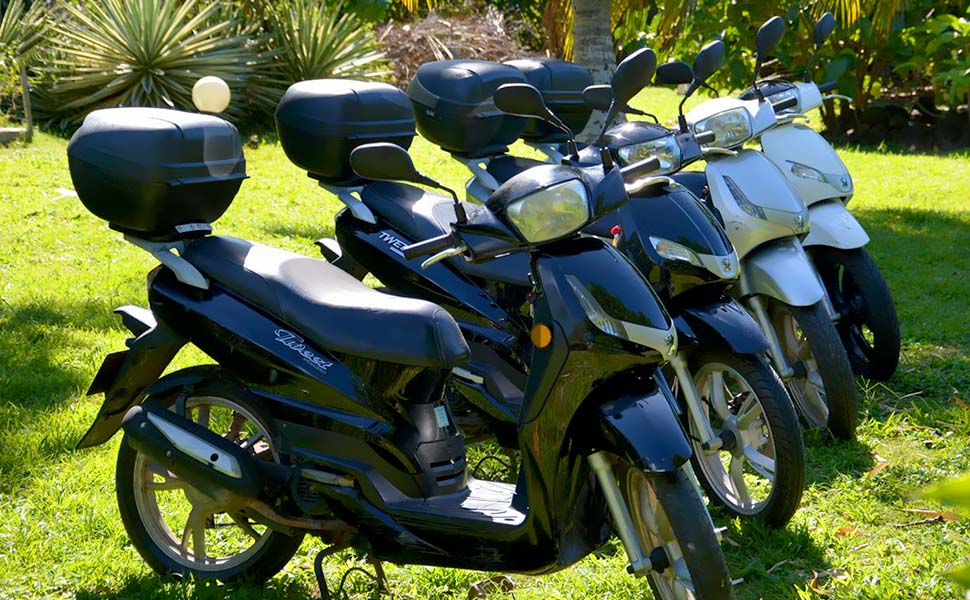 Location scooter 50cc Moorea